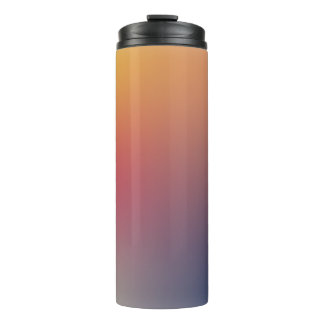 Bouteilles Isothermes dégradé de forme libre sur tumbler thermique