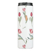 Bouteilles Isothermes Délicat Fleurs Cutes Tulipes (Dos)