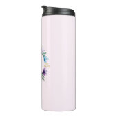 Bouteilles Isothermes Délicate couronne florale (Tourné sur la droite)