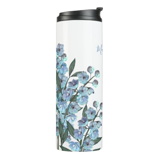 Bouteilles Isothermes Delphinium bleu (Tourné sur la gauche)