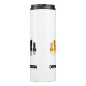 Bouteilles Isothermes Demande d'échecs Concentration totale Jeu d'échecs (Dos)