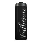 Bouteilles Isothermes Demoiselle d'honneur Mariage stylisé noir (Devant)