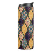 Bouteilles Isothermes Denim Bleu Art Nouveau : sans couture (Tourné sur la gauche)