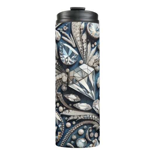 Bouteilles Isothermes Denim & Diamonds Glam Bling (Devant)