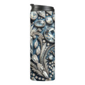 Bouteilles Isothermes Denim & Diamonds Glam Bling (Tourné sur la droite)