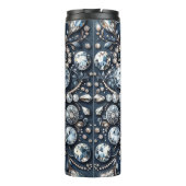 Bouteilles Isothermes Denim & Diamonds Glam Bling Bijoux Roses (Dos)