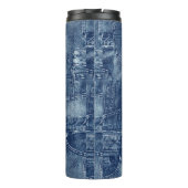 Bouteilles Isothermes Denim material, (Dos)
