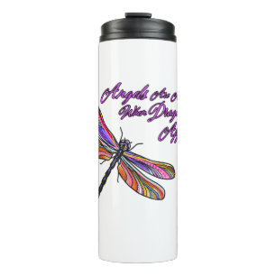 Bouteilles Isothermes Des Anges Apparaissent Lorsque Les libellules Sont