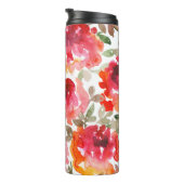 Bouteilles Isothermes Des roses rouges en habit, des motifs sans soudure (Tourné sur la droite)