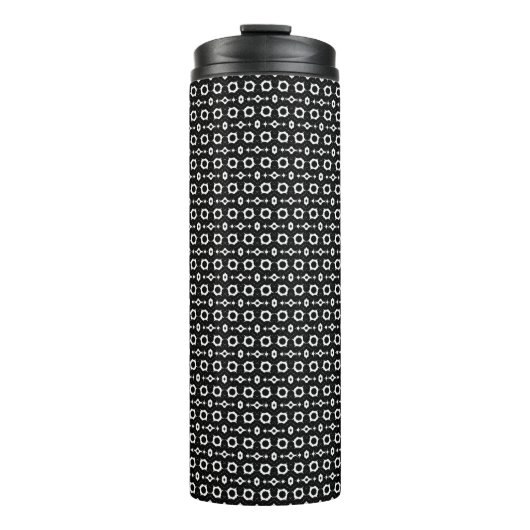 Bouteilles Isothermes Design classique noir et blanc (Devant)