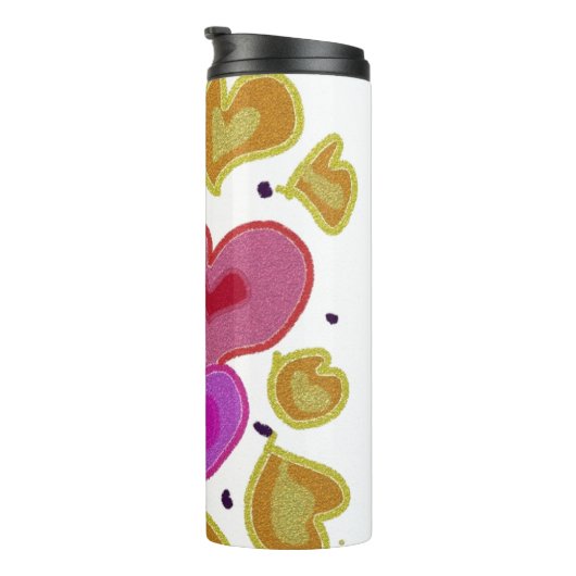 Bouteilles Isothermes Design Coeur coloré (Tourné sur la droite)