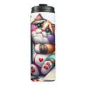 Bouteilles Isothermes Design crâne mignon mais psycho (Devant)