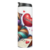 Bouteilles Isothermes Design crâne mignon mais psycho (Tourné sur la droite)