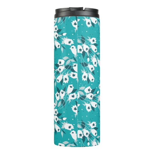 Bouteilles Isothermes Design d'art botanique Motif élégant à la fleur de (Dos)