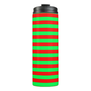 Bouteilles Isothermes Design de bandes rouge et verte