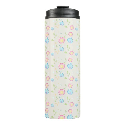 Bouteilles Isothermes Design de fleurs de printemps mignonnes (Devant)