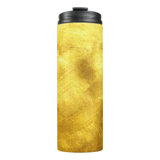 Bouteilles Isothermes Design de Texture Dorée Luxueux (Devant)