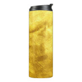 Bouteilles Isothermes Design de Texture Dorée Luxueux (Tourné sur la gauche)