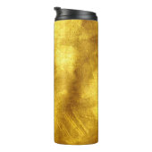 Bouteilles Isothermes Design de Texture Dorée Luxueux (Tourné sur la droite)