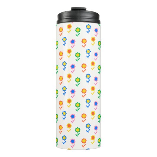 Bouteilles Isothermes Design floral dynamique (Devant)