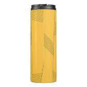Bouteilles Isothermes Design graphique abstrait simple, jaune et moderne (Dos)