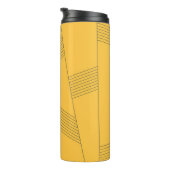 Bouteilles Isothermes Design graphique abstrait simple, jaune et moderne (Tourné sur la droite)