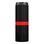 Bouteilles Isothermes Design graphique en ligne rouge mince symbolique a (Dos)