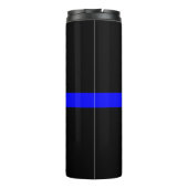 Bouteilles Isothermes Design graphique Symbolique mince en ligne bleue s (Dos)