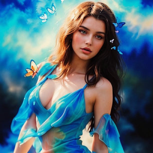 Bouteilles Isothermes Design inspiré de l'art, belle femme dansante