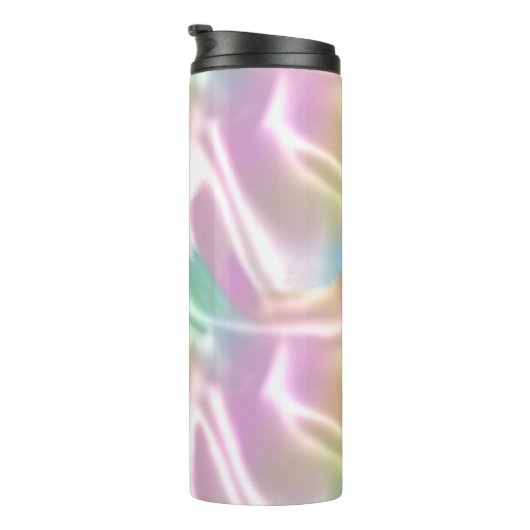 Bouteilles Isothermes Design Iridescente, Nom de script Purple (Tourné sur la droite)
