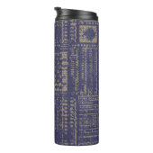 Bouteilles Isothermes Design moderne abstrait, design de surface motif (Tourné sur la droite)