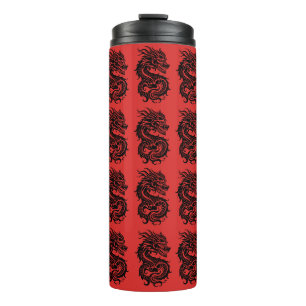 Bouteilles Isothermes Design Motif Dragon De Style Japonais