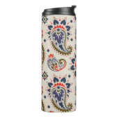 Bouteilles Isothermes Design motif paisley classique et transparent. (Tourné sur la gauche)