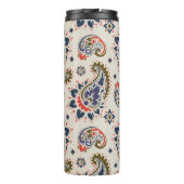 Bouteilles Isothermes Design motif paisley classique et transparent. (Dos)