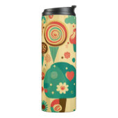 Bouteilles Isothermes Design rétro vintage mignon pour enfants (Tourné sur la gauche)