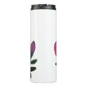 Bouteilles Isothermes Design Rose coloré (Dos)