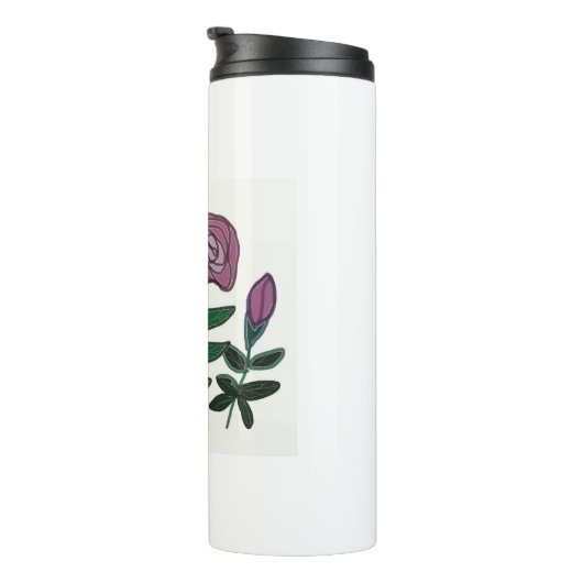 Bouteilles Isothermes Design Rose coloré (Tourné sur la droite)