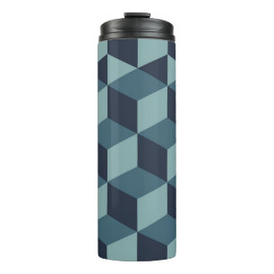 Bouteilles Isothermes Design tendance vintage bloc de couleur abstrait