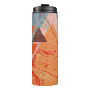 Bouteilles Isothermes Design triangle moderne - géométrie artistique ave
