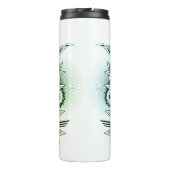 Bouteilles Isothermes Design tribal teinte verte (Dos)