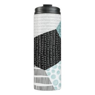 Bouteilles Isothermes Dessin Abstrait à main levée : Arrière - plan arti