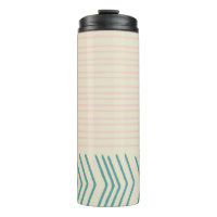 Dessin Abstrait amusant en Turquoise et rose paste