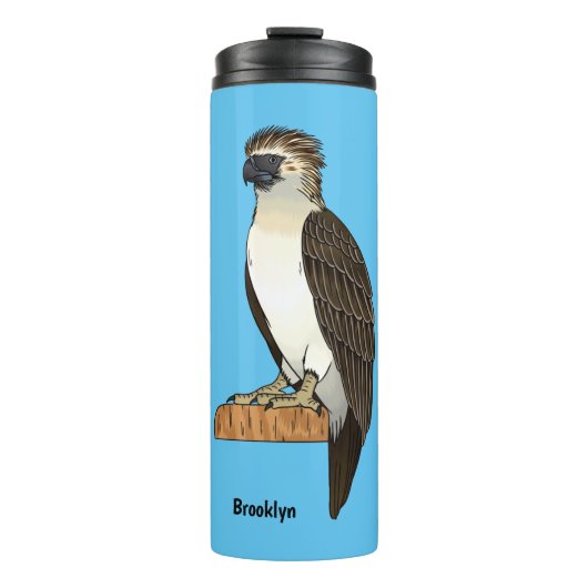 Bouteilles Isothermes dessin animé d'aigle des Philippines (Devant)