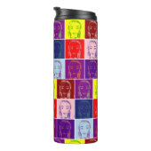 Bouteilles Isothermes dessin animé pop art féminin (Tourné sur la droite)