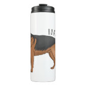 Bouteilles Isothermes dessin de berger allemand (Devant)