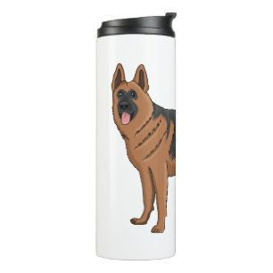 Bouteilles Isothermes dessin de berger allemand