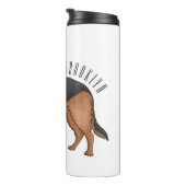 Bouteilles Isothermes dessin de berger allemand (Tourné sur la droite)