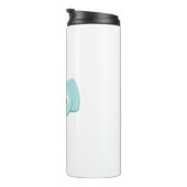 Bouteilles Isothermes Dessin d'éléphant bleu bébé (Tourné sur la droite)