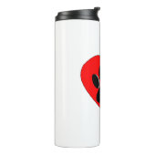 Bouteilles Isothermes Dessin du coeur du chien (Tourné sur la gauche)