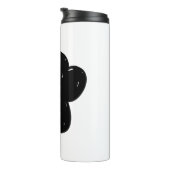 Bouteilles Isothermes Dessin Empreinte de patte de chien brillant (Tourné sur la droite)